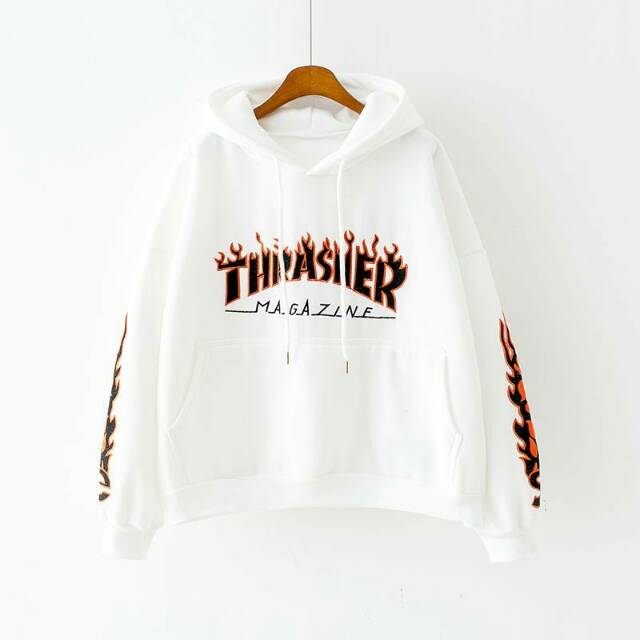 White on sale thrasher jumper