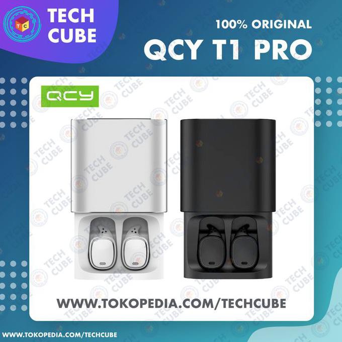 Jual Qcy T1 Pro Bluetooth Wireless Tws Earphone With Touch Control