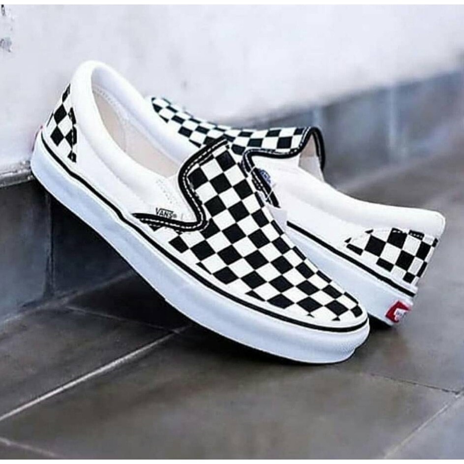 Harga store vans checkerboard