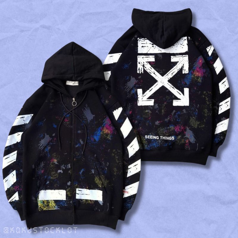 Off white galaxy outlet hoodie price