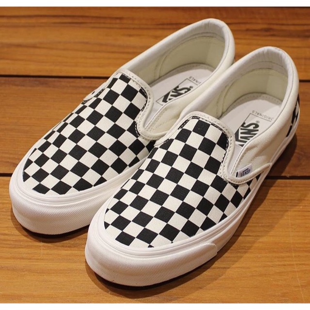 Vans checkerboard slip on on sale harga