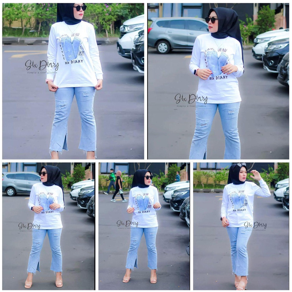 Hijab top jeans style