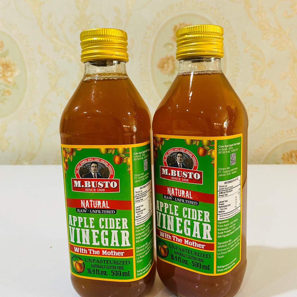 Buy 6x500 ml M. Busto (Since 1939) - Raw Apple Cider Vinegar - Non
