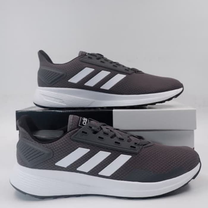 Adidas duramo 9 top grey white