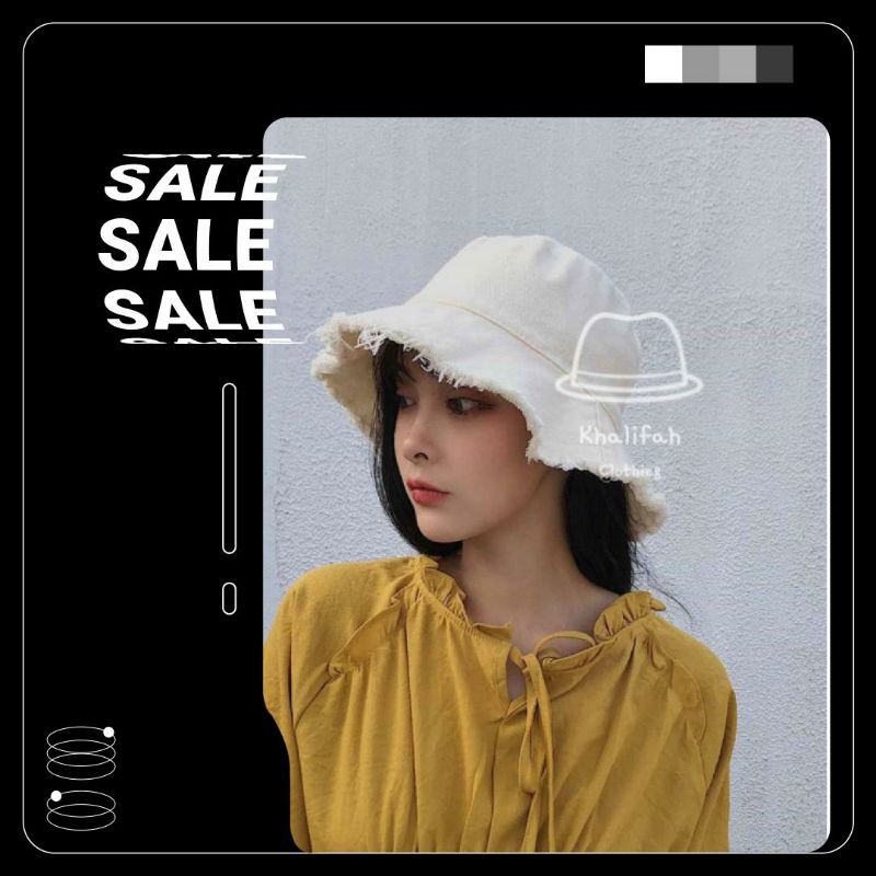 Topi sales bucket shopee