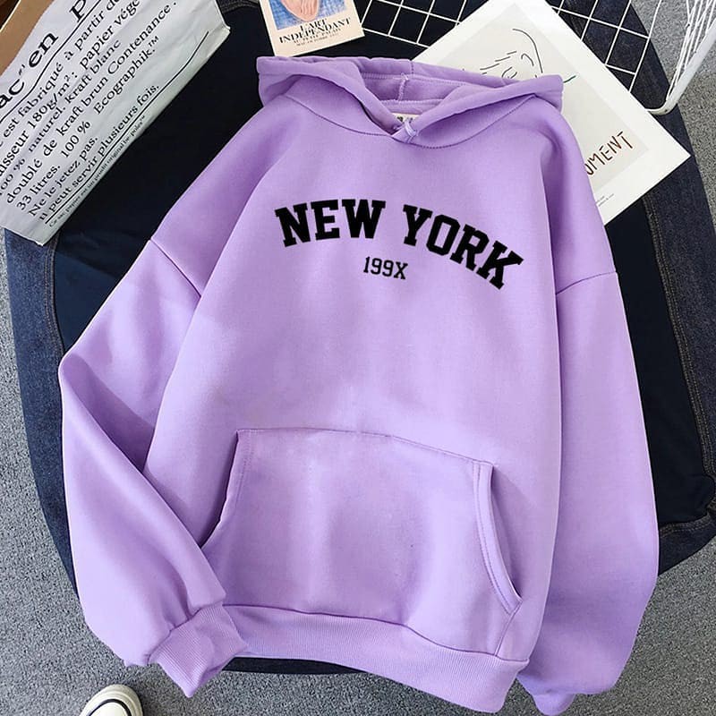 Jual NEW YORK 199X Sweater Hoodie Wanita Sweater Wanita Hoodie