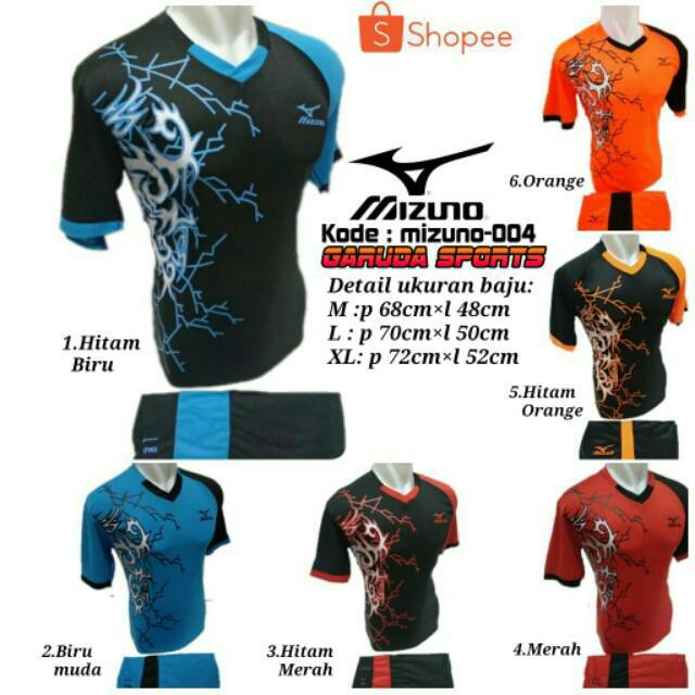 Kostum futsal outlet mizuno