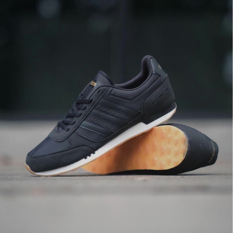 Adidas neo city racer black sale