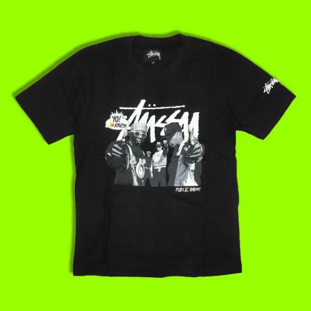 T-SHIRT STUSSY X YO! Mtv RAPS PUBLIC ENEMY PERFECT HIGH 1:1 MIRROR QUALITY