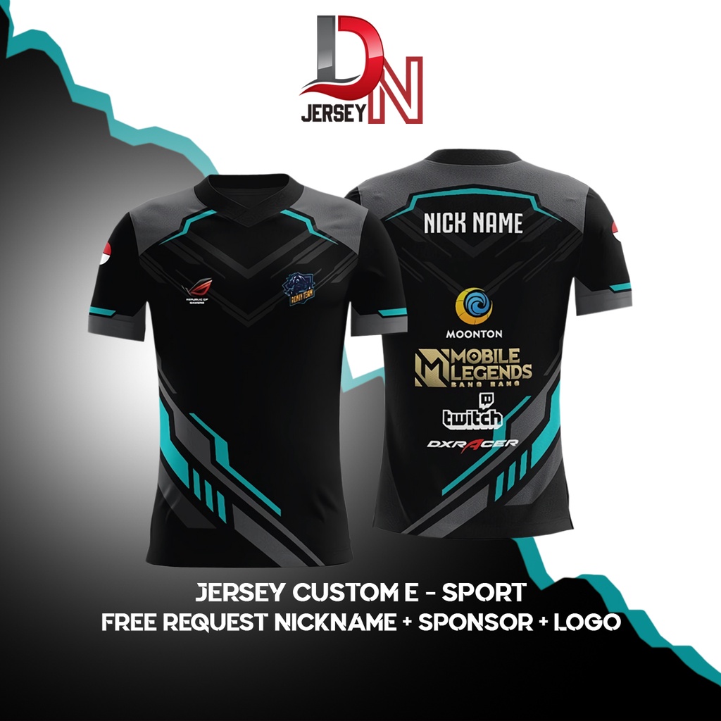 Baju best sale esport ml