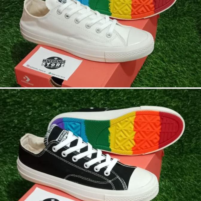 Sepatu hotsell converse rainbow