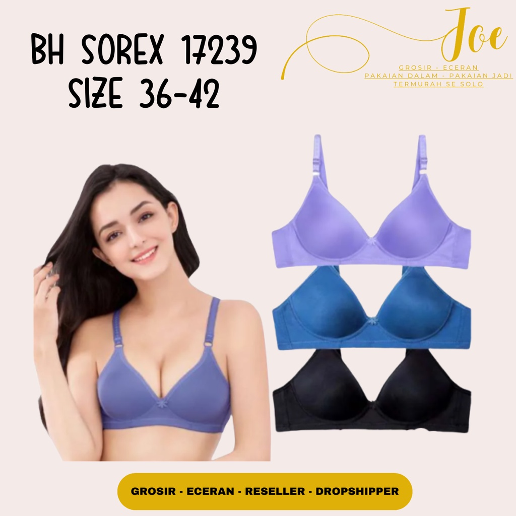 Jual BH SOREX 17239 JUMBO Busa Tipis Soft Cup C / Pakaian Dalam Wanita -  JOE