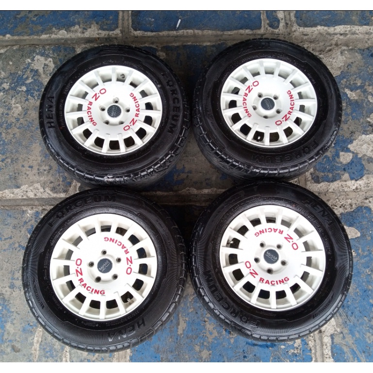 Jual velg mobil bekas model rally ring 15x7 pcd 5x114 seken plus