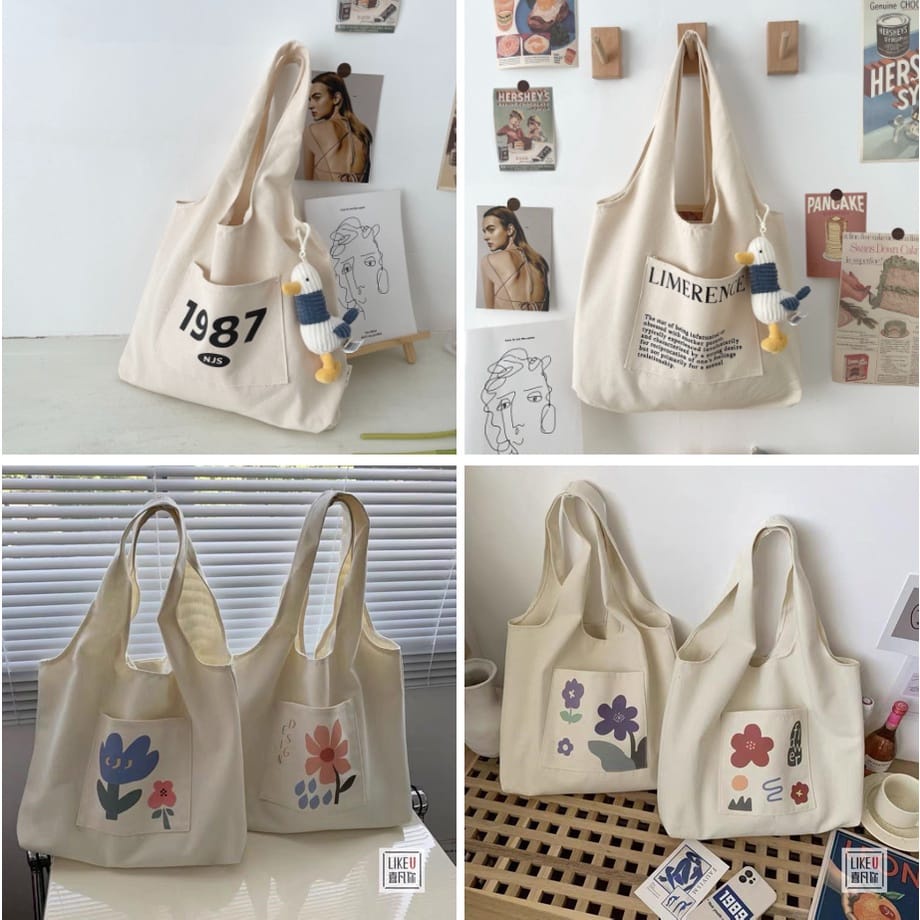 Tote cheap bag kanvas