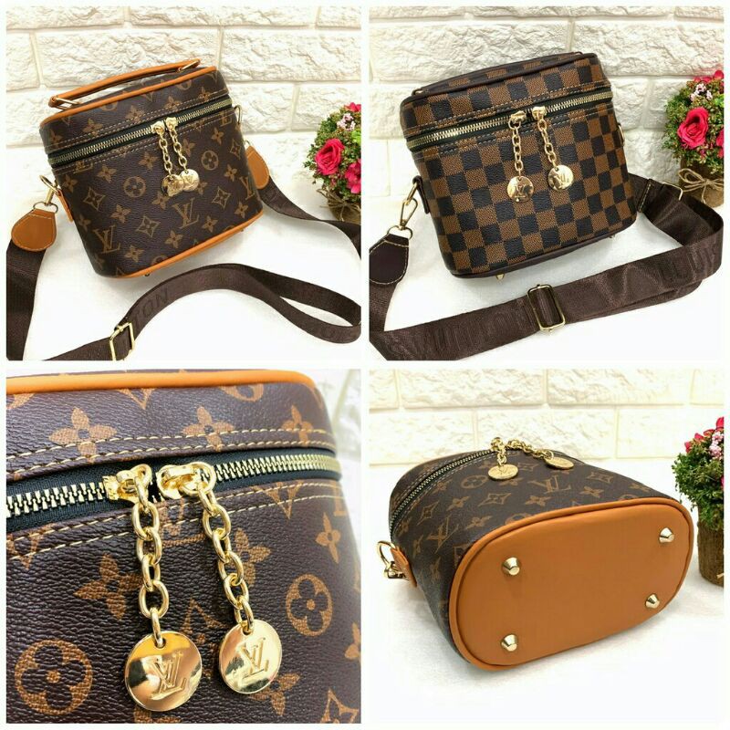 Jual tas wanita tas selempang LV TABUNG SLINGBAG WANITA TAS