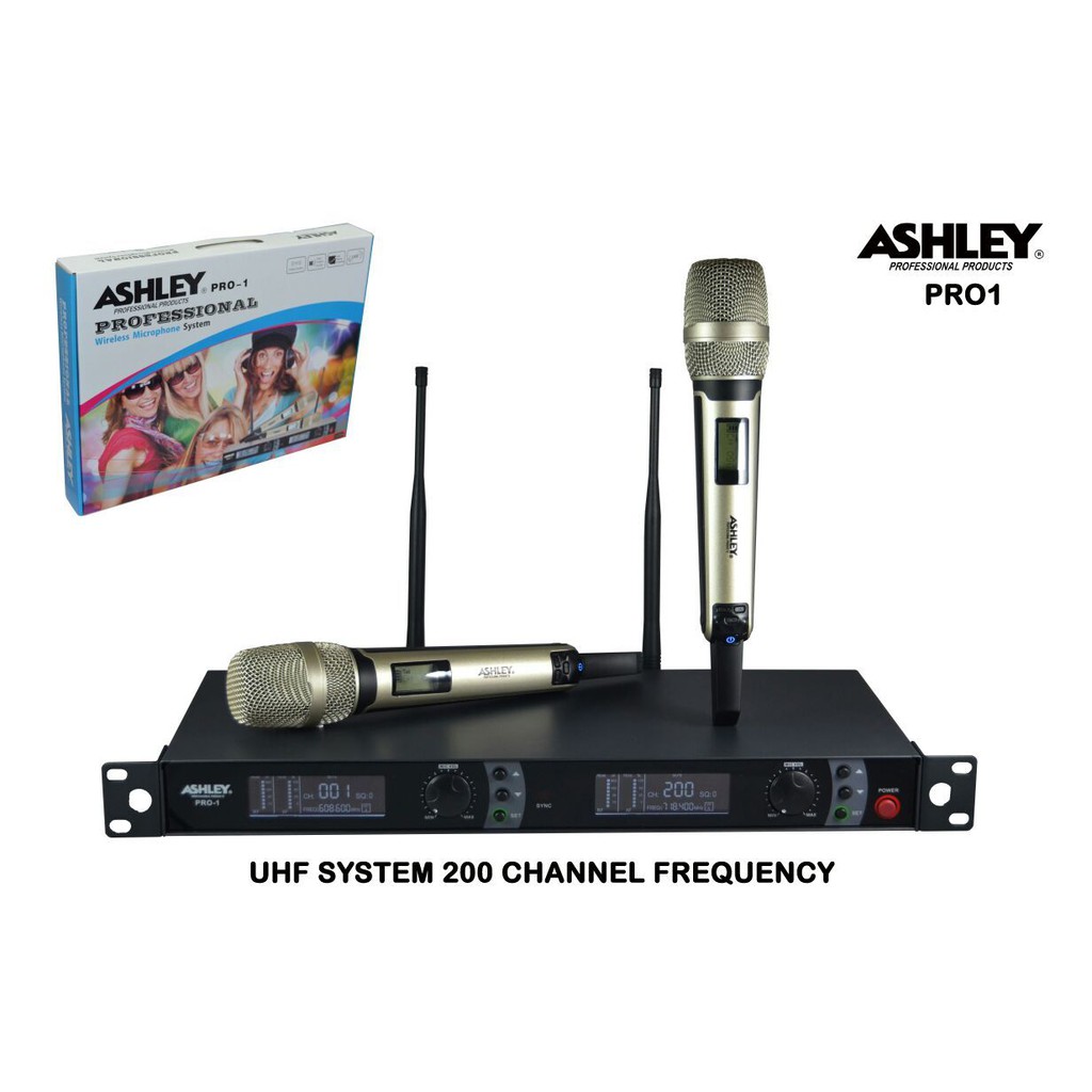 Jual Ready Mic Wireless Ashley Pro 1 PP Champagne Paling Murah