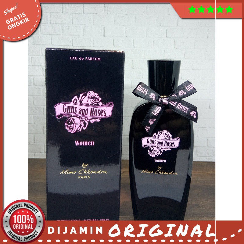 Parfum Original Mimo Chkoudra Guns And Roses W Edp 100Ml Wanita Perempuan Asli Ori Wangi Tahan Lama