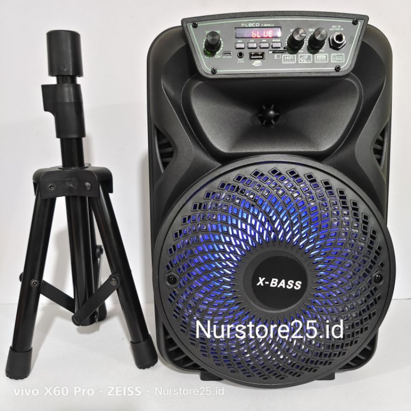 Speaker fleco super deals bass 8 inch