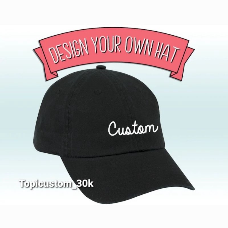 Topi baseball 2024 cap custom