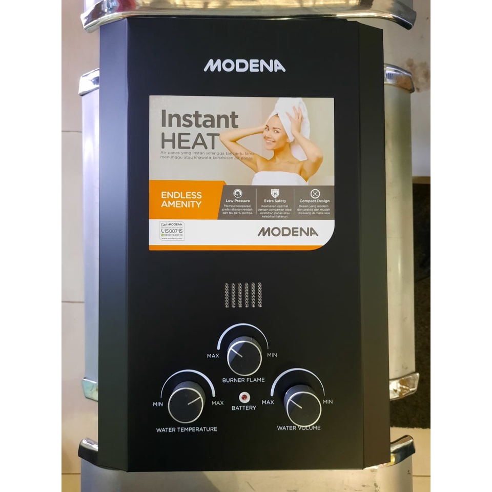 Jual Water Heater Gas Modena GI 0631 L 6 Liter | Shopee Indonesia