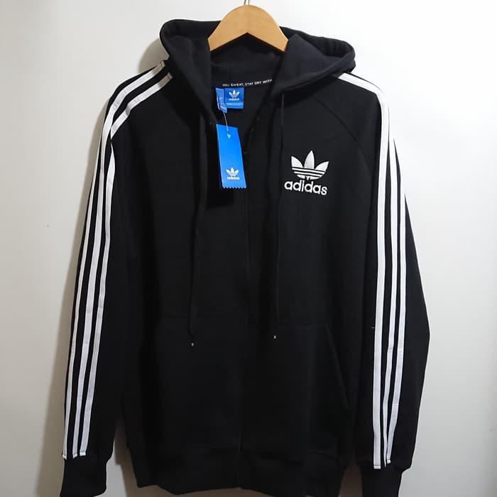 Hoodie 2024 adidas hitam