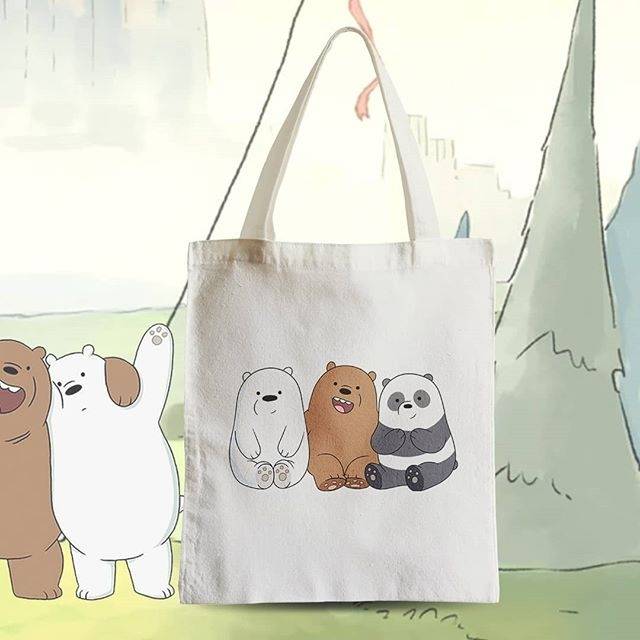 Tote Bag We Bare Bears