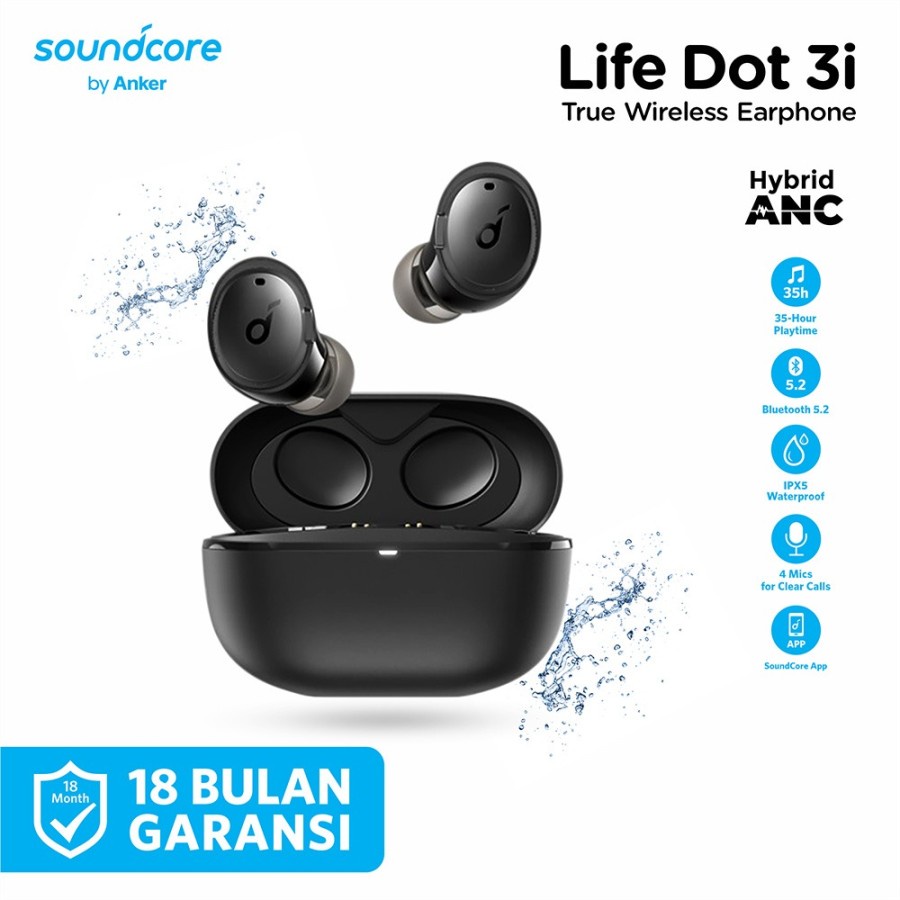 Jual TWS Earbuds Anker Soundcore Life Dot 3i - A3982
