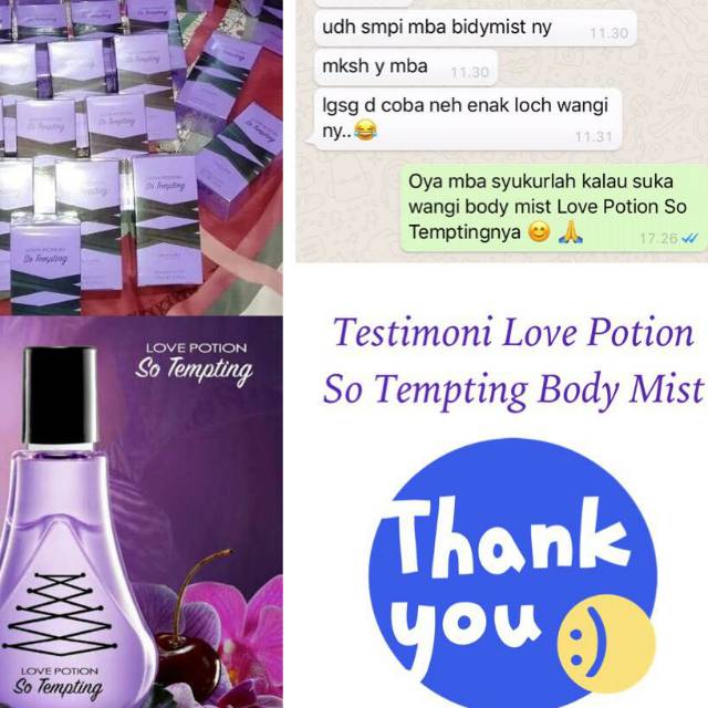 Review parfum love discount potion so tempting oriflame