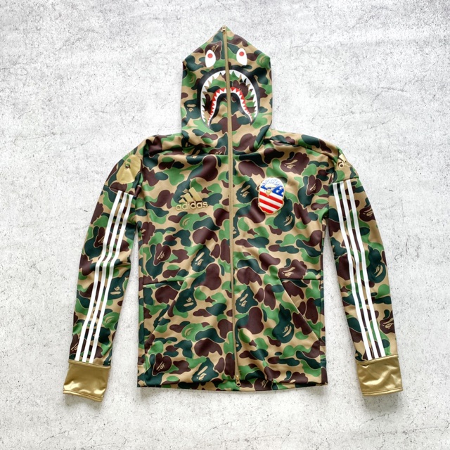 Bape adidas hot sale hoodie 2019