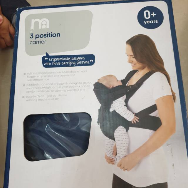 Mothercare 3 sale position carrier