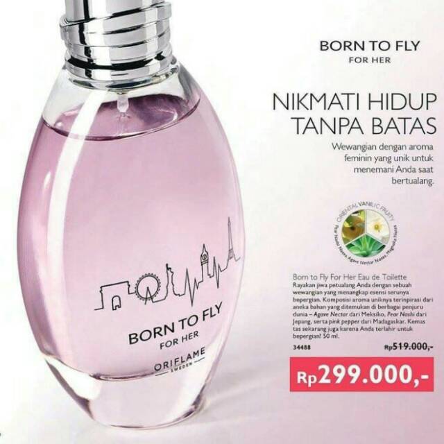 Jual Born to fly for her eau de toilette Shopee Indonesia