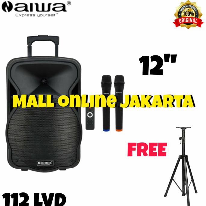 Speaker portable sale aiwa 12 inch