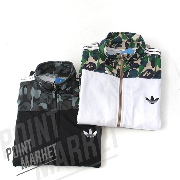 Harga jaket adidas x sales bape