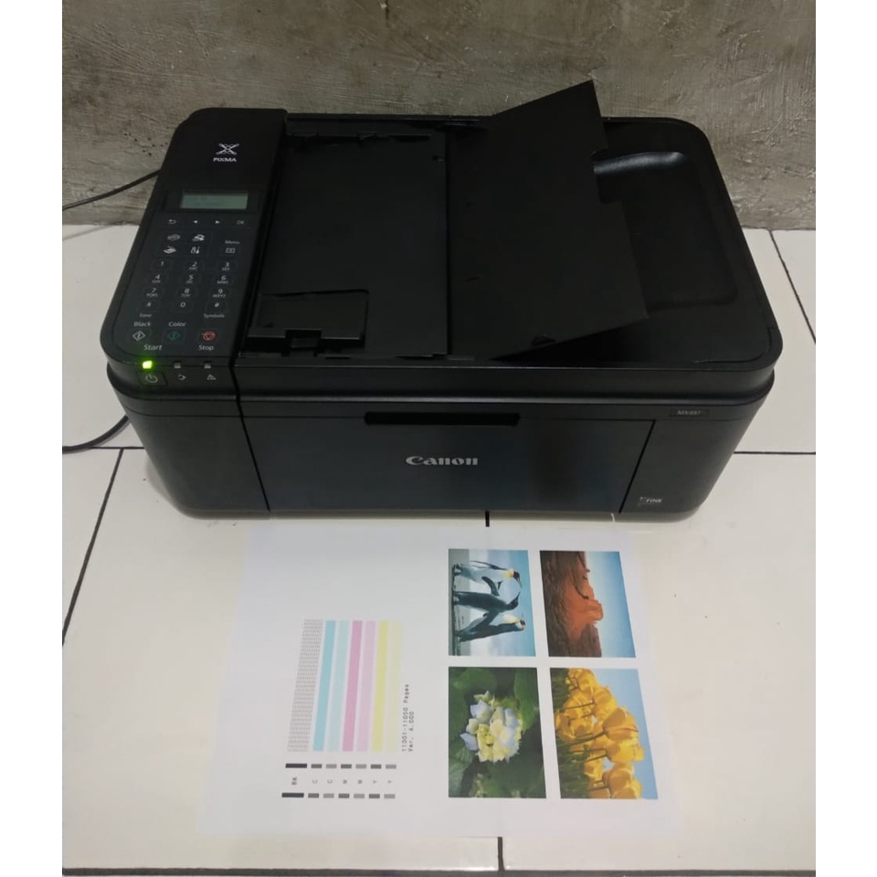 Printer Second Canon Pixma MX497 normal siap pakai WIFI