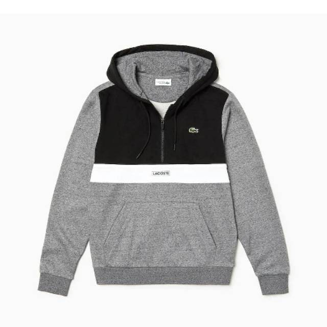 Lacoste half hotsell zip hoodie