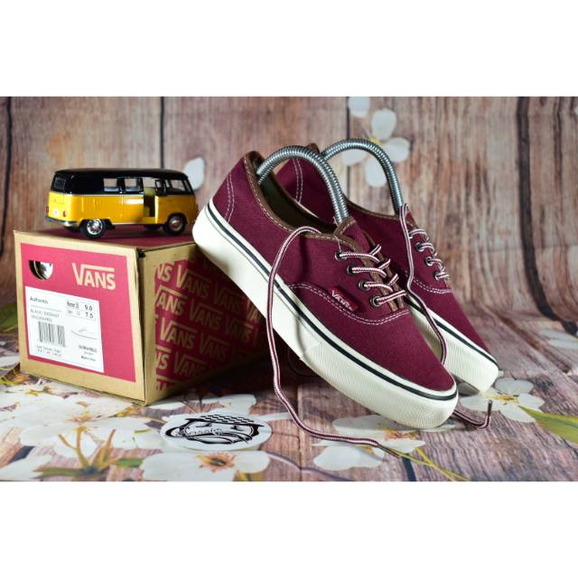 Vans california maroon sale