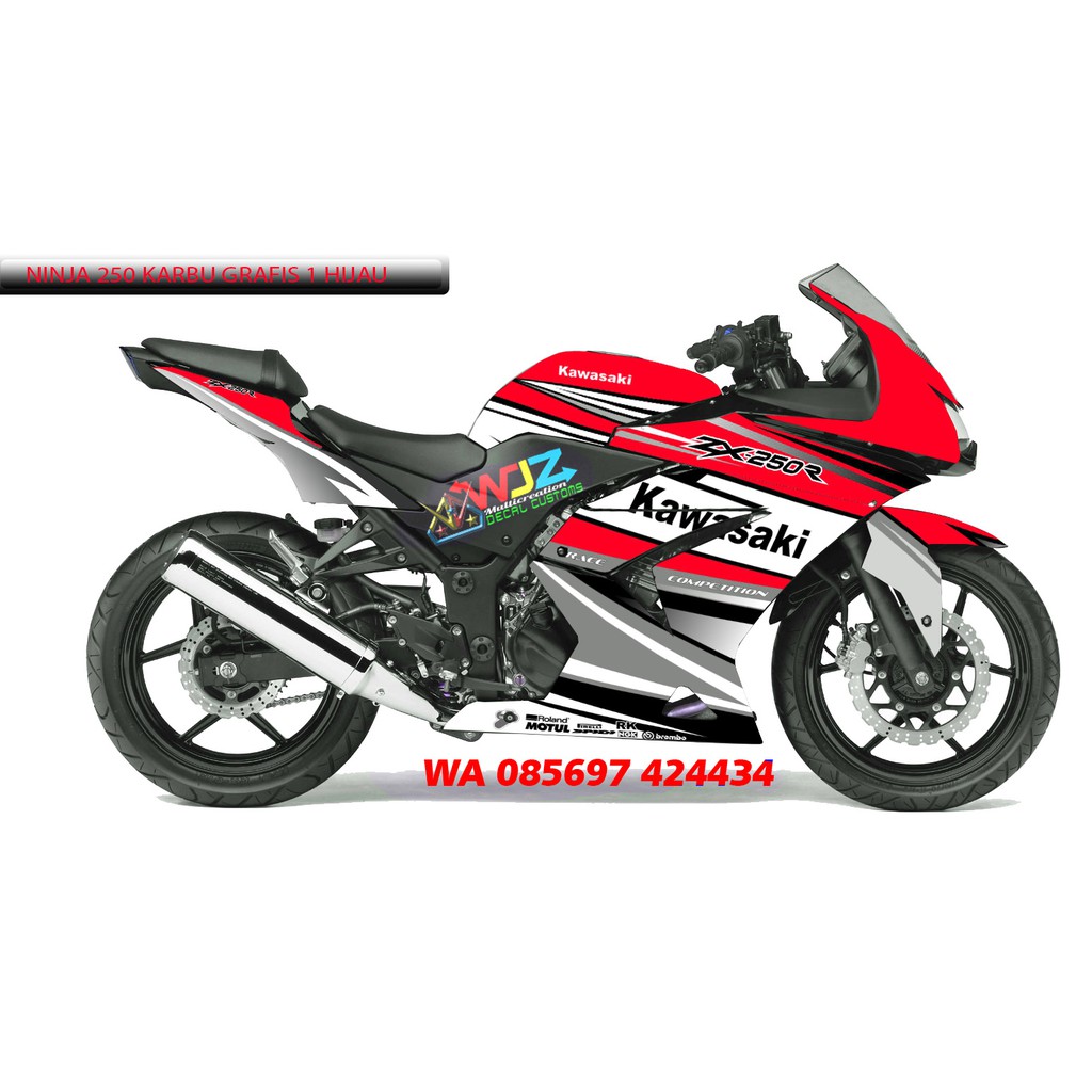Cutting sticker deals ninja 250