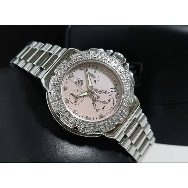 Tag heuer formula cheap 1 ladies pink diamond