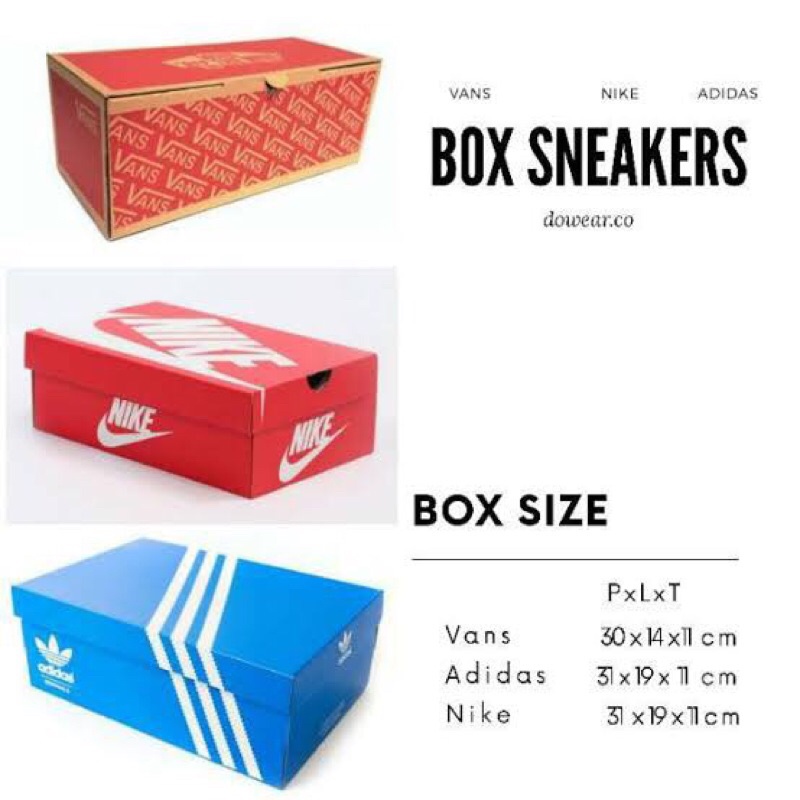Jual BOX Inner Box Puma Nike Adidas Specs Vans Converse