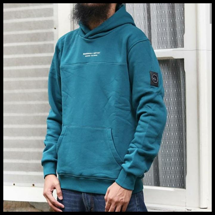 Jual Marshall Artist Siren Hoodie Teal Original Shopee Indonesia