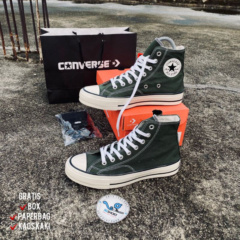 Converse 70s cheap green herbal