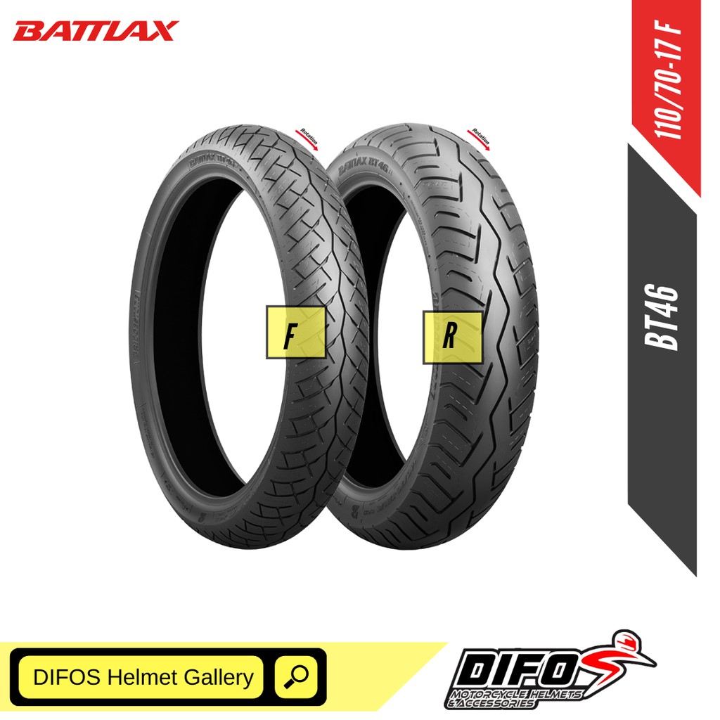 Jual BAN BRIDGESTONE BATTLAX BT46 UKURAN 110/70-17 F Shopee Indonesia