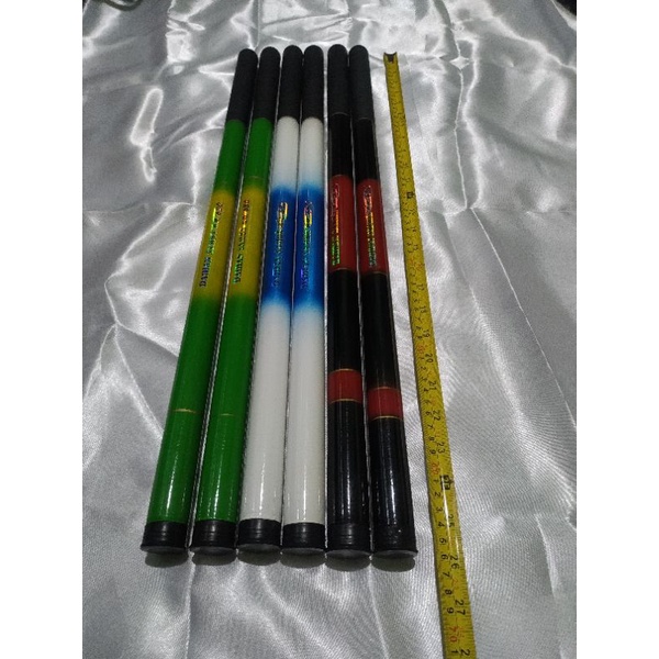 Joran pancing Tegek Ruas pendek fiber medium lentur set kolong mentah BLESS  SALMON POLE 180 210 240 270 300 300 450 cm COD