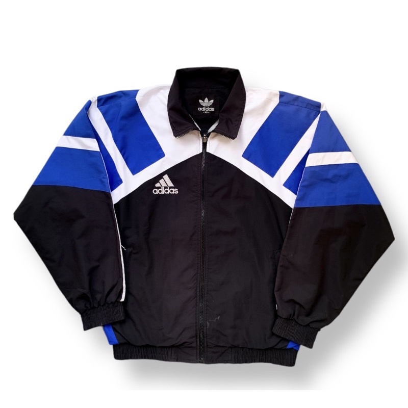 Adidas colorblock sales windbreaker