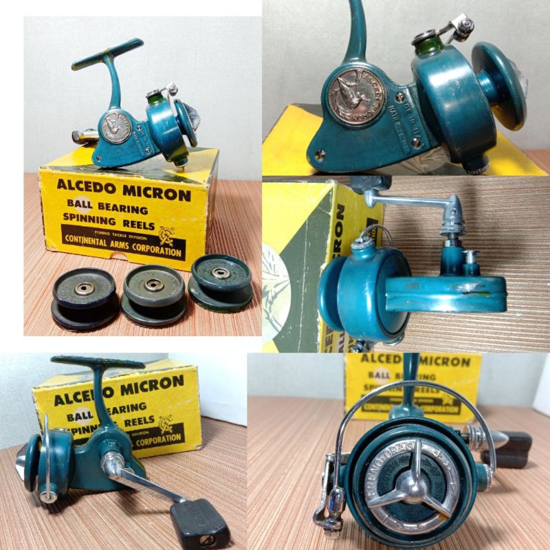 Jual Reel Alcedo micron vintage Made in italy | Shopee Indonesia