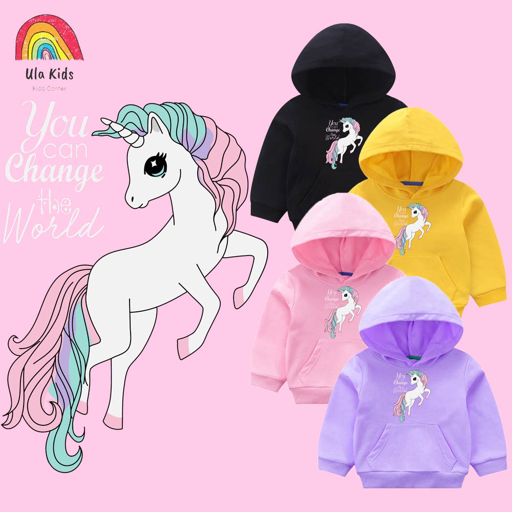 Jaket hoodie cheap unicorn