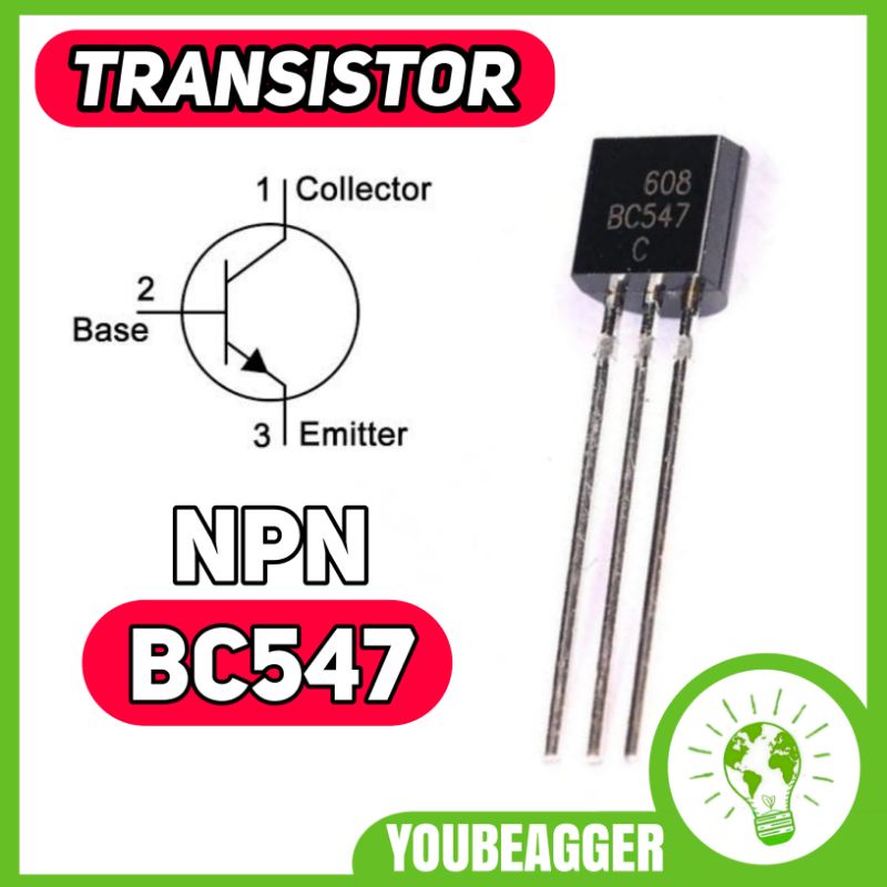 BC547 TRANSISTOR BASIC KNOWLEDGE PINOUT APPLICATION, 47% OFF