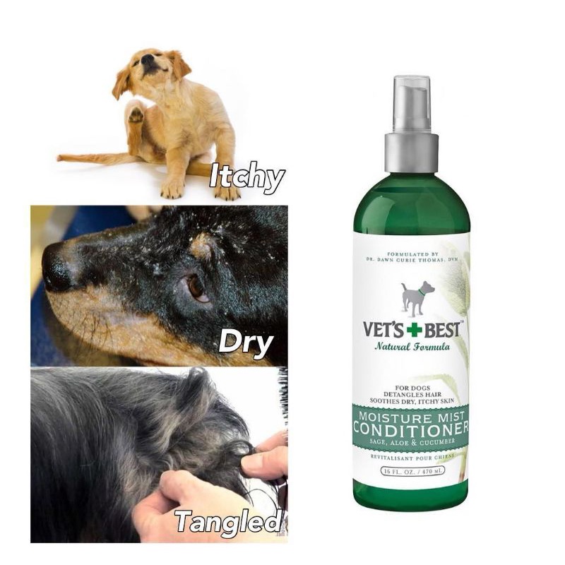 Vet's best moisture mist conditioner 2024 for dogs