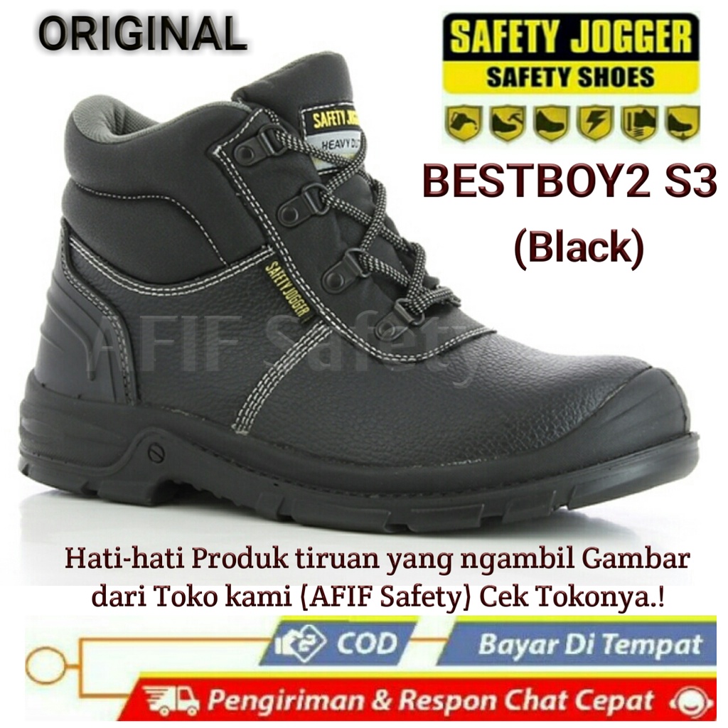 Jual safety hot sale shoes jogger