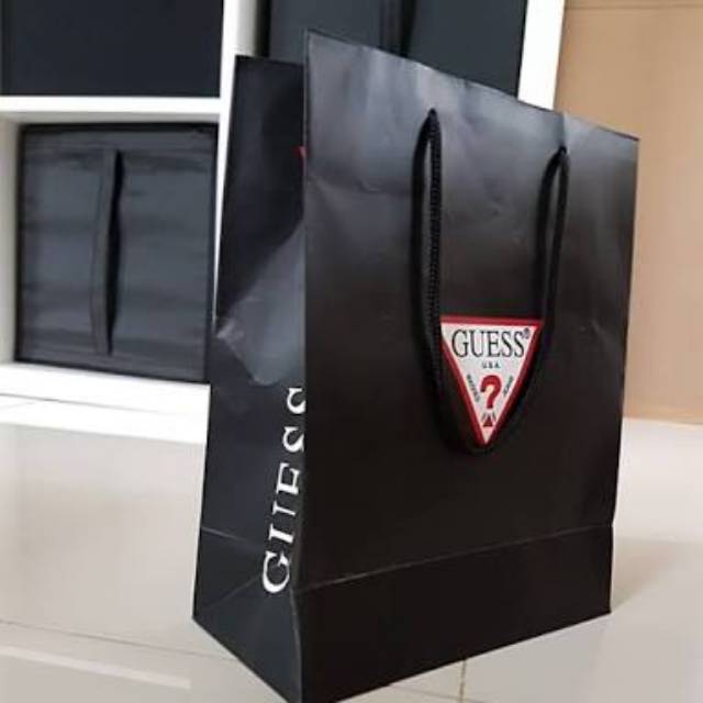 Guess hot sale paper bag